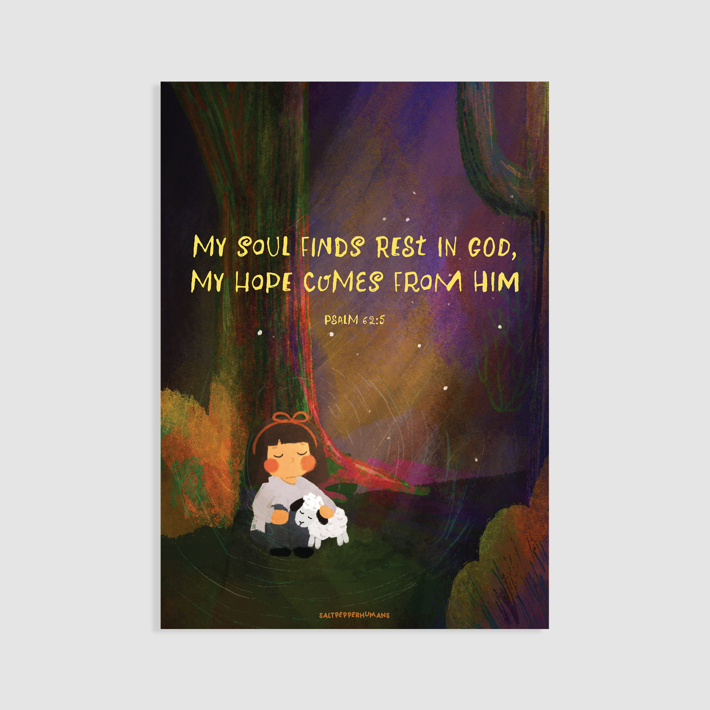 Psalms 62:5 | Blessing Card