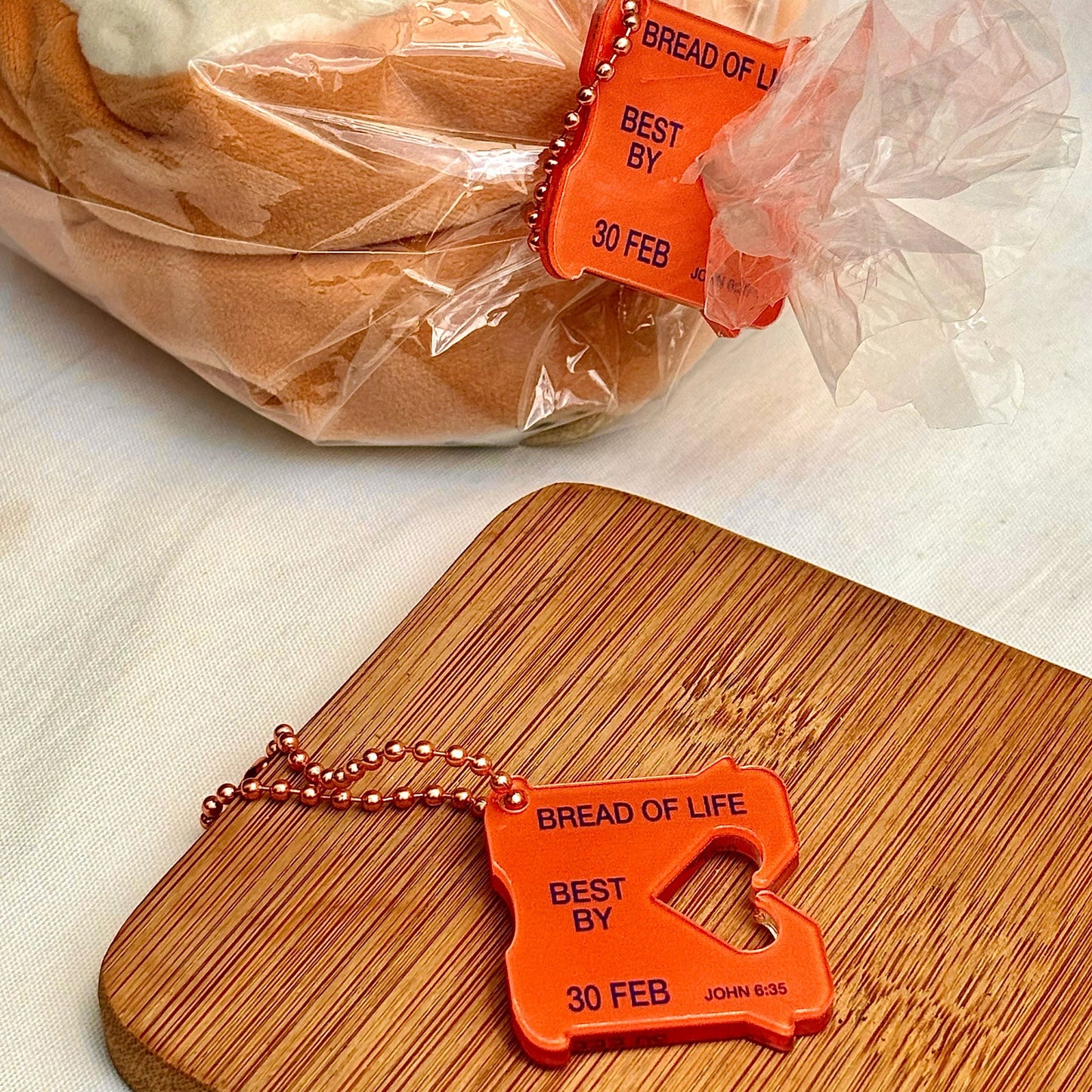 Bread Clip Keychain