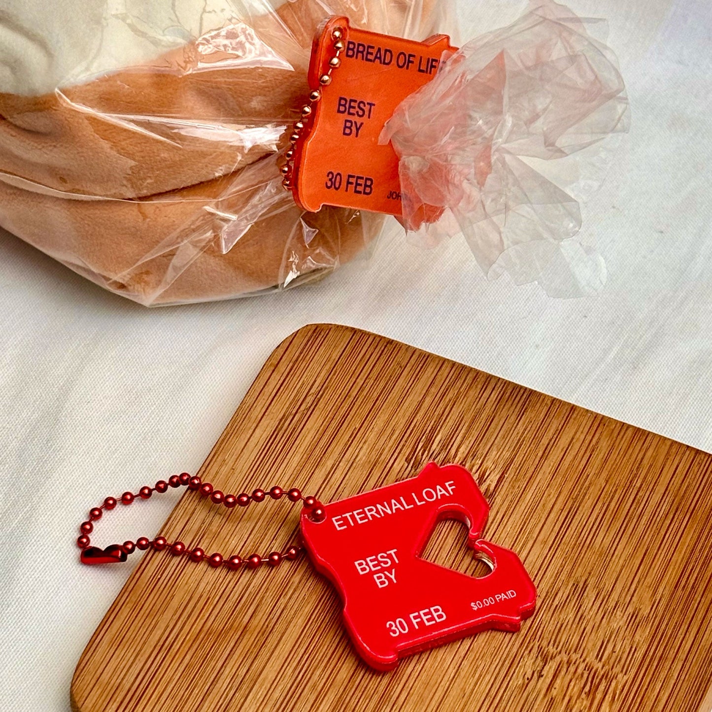 Bread Clip Keychain